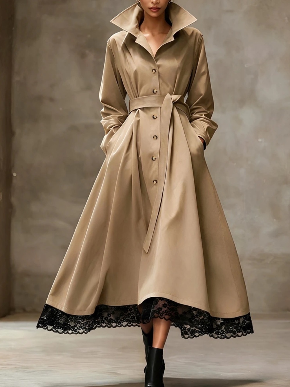 Women's Autumn/Winter Coat, Autumn Clothing, All-Season Women's Trench